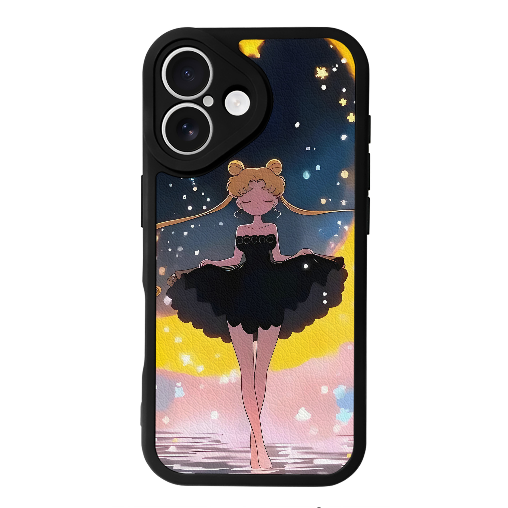 （画像用） 美少女戦士セーラームーン Sailor Moon 【iPhone 16シリーズ対応】シリコンスマホケース（レザー調） 材質：シリコン